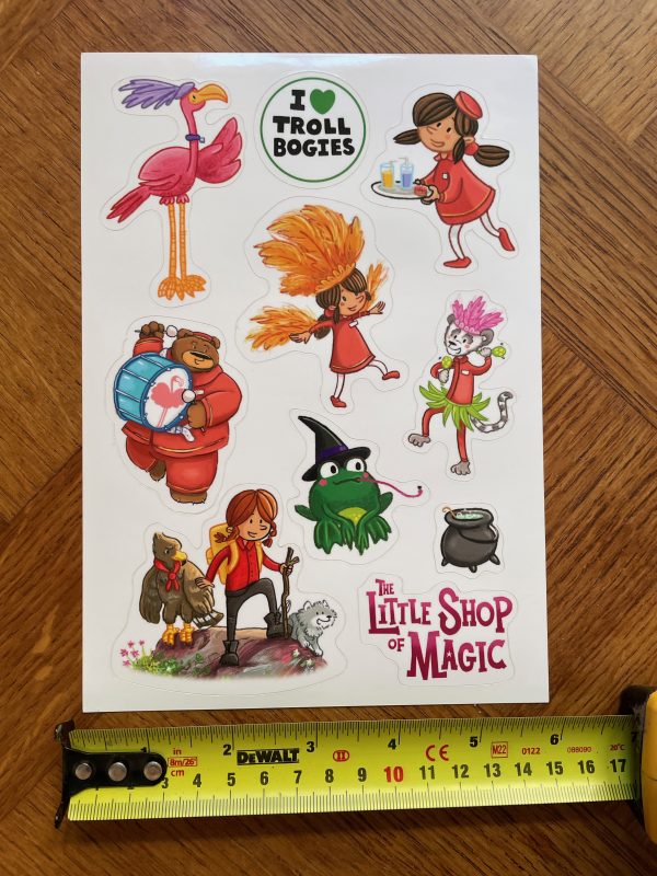 Stickers – Hotel Flamingo, Big Sky Mountain, Little Shop of Magic set - Image 2