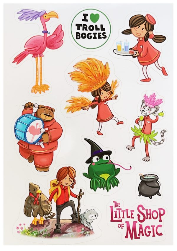 Stickers – Hotel Flamingo, Big Sky Mountain, Little Shop of Magic set - Image 4