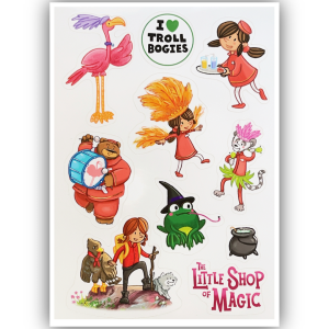 Stickers – Hotel Flamingo, Big Sky Mountain, Little Shop of Magic set